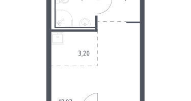 Студия, 22&nbsp;м²
