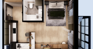 1-к. квартира, 36 м²