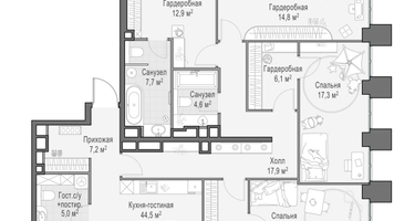 1-к. квартира, 226&nbsp;м²