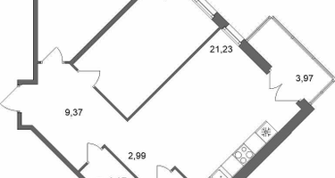 2-к. квартира, 72&nbsp;м²