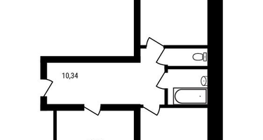 2-к. квартира, 57&nbsp;м²