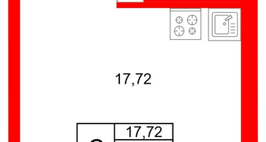 Студия, 26&nbsp;м²