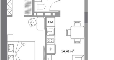 2-к. квартира, 51&nbsp;м²