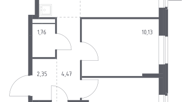 Студия, 49&nbsp;м²