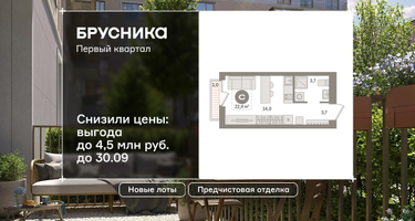 Студия, 22&nbsp;м²