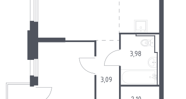 Студия, 45&nbsp;м²