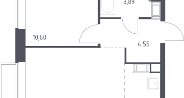 Студия, 37&nbsp;м²