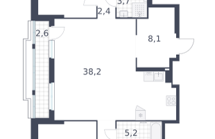 5-к. квартира, 144 м²