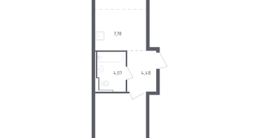 Студия, 44&nbsp;м²