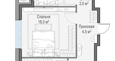 2-к. квартира, 59&nbsp;м²