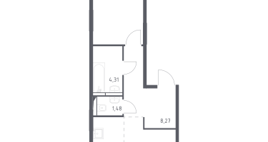 Студия, 48&nbsp;м²