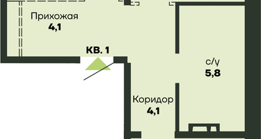 2-к. квартира, 63&nbsp;м²