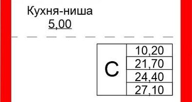 Студия, 24&nbsp;м²