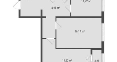 2-к. квартира, 71&nbsp;м²