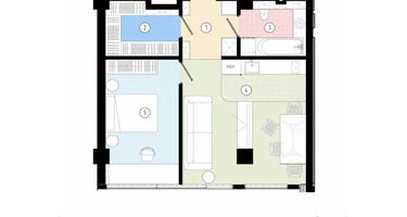 2-к. квартира, 54&nbsp;м²