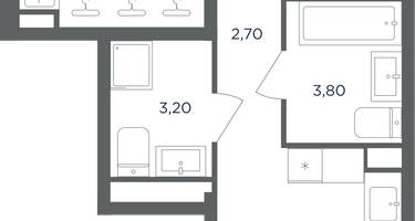 3-к. квартира, 57&nbsp;м²