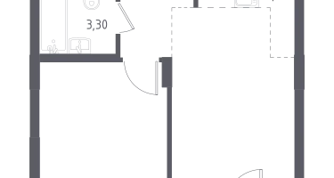 Студия, 35&nbsp;м²