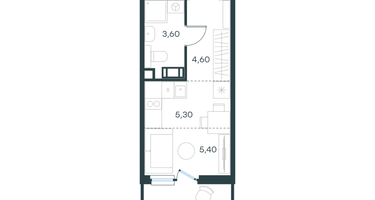 Студия, 21&nbsp;м²