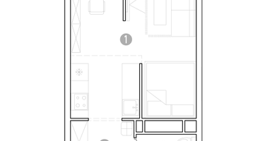 1-к. квартира, 29&nbsp;м²
