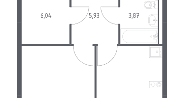 1-к. квартира, 35&nbsp;м²