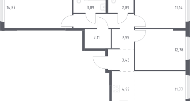 Студия, 76&nbsp;м²