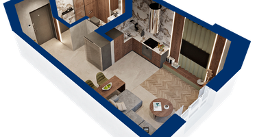 Студия, 29&nbsp;м²