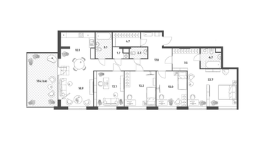 5-к. квартира, 140 м²