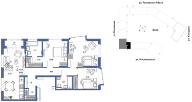 Студия, 92&nbsp;м²