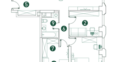 4-к. квартира, 91&nbsp;м²