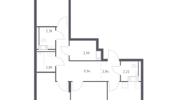 3-к. квартира, 76&nbsp;м²