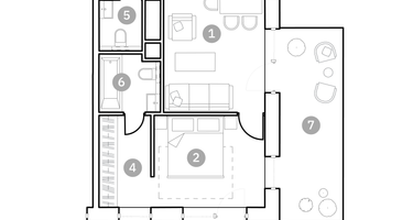 2-к. квартира, 61&nbsp;м²