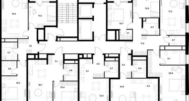 3-к. квартира, 89 м²