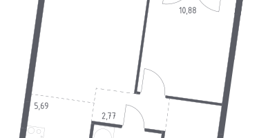 Студия, 40&nbsp;м²