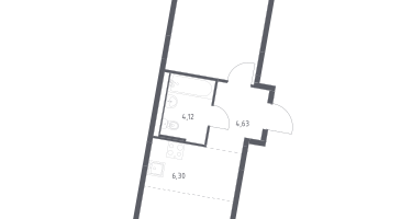 Студия, 48&nbsp;м²