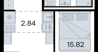Студия, 27&nbsp;м²