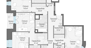 1-к. квартира, 295&nbsp;м²