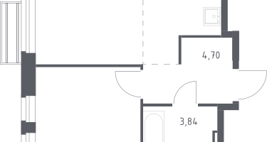 Студия, 33&nbsp;м²