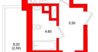 1-к. квартира, 47 м²