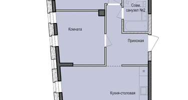 2-к. квартира, 61&nbsp;м²