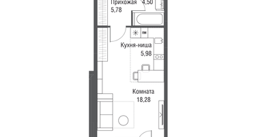 Студия, 37&nbsp;м²
