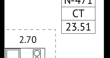 Студия, 23&nbsp;м²