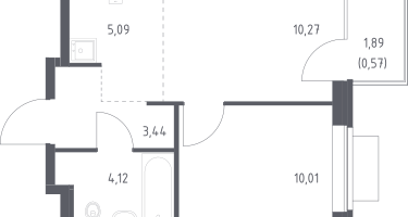Студия, 33&nbsp;м²