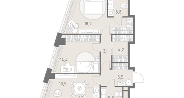 3-к. квартира, 72&nbsp;м²