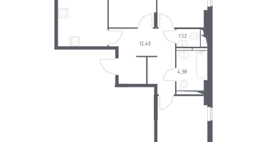 3-к. квартира, 76&nbsp;м²