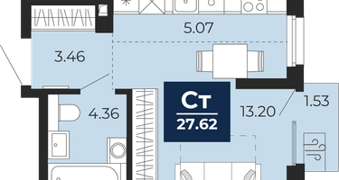 Студия, 26&nbsp;м²