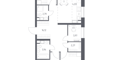 Студия, 80&nbsp;м²