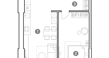 2-к. квартира, 56&nbsp;м²