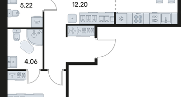 3-к. квартира, 79&nbsp;м²