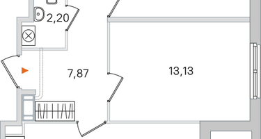 2-к. квартира, 60&nbsp;м²
