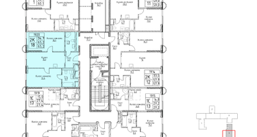 2-к. квартира, 65 м²